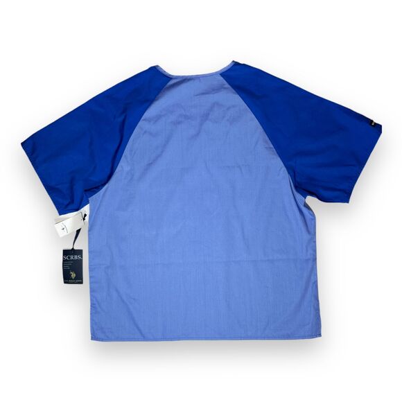 🆕 U.S. Polo Assn Medical Scrub Top - 24 x 27.5" Uni Size Small (S) NWT - Picture 3 of 8